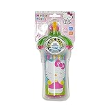 SesamiSippyCup1PK フリップストローカップ セサミストリート キティ マンチキン munchkin (キティグリーン)