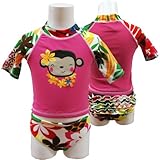 Carter's(カーターズ）ラッシュガード・セパレート水着（ピンク） [Baby Product]