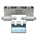 ILS - Zinc Alloy Dark Hinge for Distributor Box Switchgear Cabinet Cupboard Door