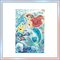 Amazon Co Jp リトルマーメイド アリエル ディズニープリンセス ポストカード ブルーデザイン 東京ディズニーリゾート限定 文房具 オフィス用品