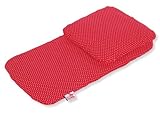Pinolino Bedding Set for Dolls Pram P?nktchen Rot Design (2-Piece) by Pinolino