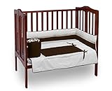 ベビードール寝具ロイヤルミニベビーベッド/ポート-ベビーベッド寝具セット、チョコレート