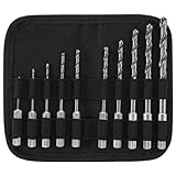 Vermont American 13137 Hex Shank Drill Bit Set, 10-Piece by Vermont American