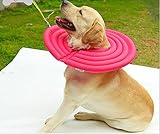 Bailuoni ペット用品 軽量 柔らかい素材 犬 猫 用 エリザベスカラー  (L, ローズ色)