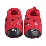 (ビグッド) Bigood 赤ちゃん靴 かわいい アニマル ファーストシューズ ベビールームシューズ ベビー靴 新生児 保温 防寒 出産祝い（レッドF・13）