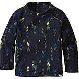 【正規取扱店製品】patagonia パタゴニア ベビーマイクロＤクルー 60147 ウィッシュテイル：ネイビーブルー 18M