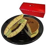 大栗と粒あん入り抹茶どら焼き6個入り