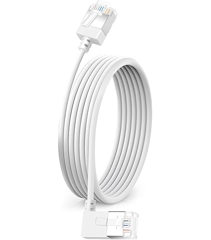JUNCHI-Cat6 Ethernet Cable 10Gbps 14 Ft  10 Pack , Flexible Bare Copper Cat6 Patch Cables Utp Ethernet Cable Cat 6 Snagless Cat 6 Network Cable Server D - View #10