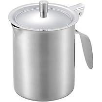Amazon.co.jp: ヨシカワ ミニ オイルポット 300ml ステンレス 油