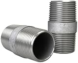 白SGP規格 両 短 ニップル 100A - 90 L