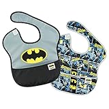 Bumkins DC Comics Super Bib, Batman Icon, 6-24 Months, 2 Pack by Bumkins [並行輸入品]