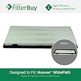 Hoover WidePath Primary HEPA Filter, Part 's 40110008 & 43613-026. Designed by FilterBuy to fit All 
