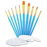 ペイントブラシMutilcolor CBUS-PaintBrushSet-10pcs-Blue-171022