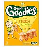 Organix Goodies Organic Mini Cheese Crackers 4 x 20g (Pack of 2) - Organixは、有機ミニチーズクラッカーを4×20グラムをグッズ