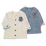 La Chiave(ラ キエーベ) カーディガン (80～130cm) キムラタンの子供服 (53277x53477-161a) ライトベージュ 80