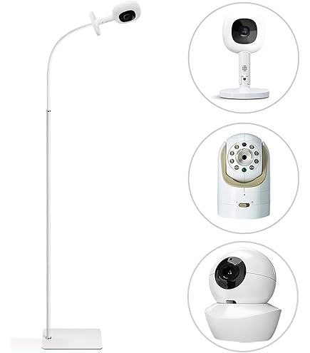 Owlet Camera Stand 80-31 Tall White Floor Holder Stand Mount For
