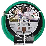 Dramm 17004 ColorStorm Premium 50-Foot-by-5/8-Inch Rubber Garden Hose, Green [並行輸入品]