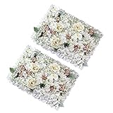 KESOTO 2個　フラワー　造花　壁パネル　背景装飾　ステージインテリア　