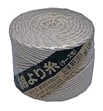まつうら工業 綿より糸 20号 太さ約2.0mm 長さ80m (純綿100%)