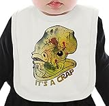 It's A Crap ネクタイを有する有機ビブ Medium