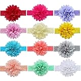 （イーエフイー）EFE 12セット　ヘアバンド　子供用　花|シフォン|レース