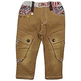 CHILD CHAMP(チャイルド チャンプ) ストレッチツイル切替ロング丈カーゴパンツ 130cm/ベージュ NO.C-86151309