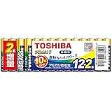 東芝 【アルカリ1】 10年保存 アルカリ乾電池 単4形 14本(12本+2本増量) LR03AN 12MP 2Z