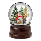 San Francisco Music Box Company 雪だるまと友達 スノードーム