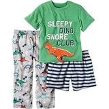 カーターズ Carter's/ 3ピースジャージパジャマ グリーン スリープウェア 12ヶ月【並行輸入】