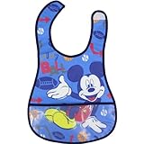 ディズニー 食事用エプロン ビブ 【99285】 (ミッキーマウス)