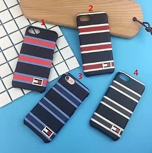 Amazon Tommy トミー ヒルフィガー アイフォンiphoneケースiphone6 6s 6plus 7 7plus カップル 縞柄 縞模様 西洋式 ロゴlogo 液晶保護 衝撃保護ケース 軽量保護 超薄型 スマホ 脱着簡単 落下防止 携帯カバー カメラ保護 ボタン保護 耐汚れ 散熱加工 おしゃれ