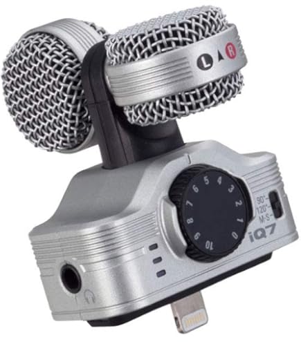 Amazon | ZOOM ズーム iQ7 Lightning接続 ステレオマイク iPhone iPad