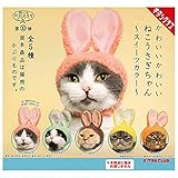 ねこのかぶりもの第10弾 かわいいかわいい ねこうさぎちゃん スイーツカラー 全5種セット ガチャガチャ