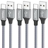 USB Type C ケーブル【1m+1m+2m 3本セット 】etguuds タイプc ケーブル 急速充電専用QC3.0 高速データ転送 USB A to C コード 高耐久ナイロン Galaxy S24 S20 A20 A21 Note、iPhone 16、Xperia、FireHD8 10 Plus FireMax11、Switch、Xiaomiその他Android USB-C機器対応