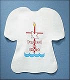 Infant Boy Girl Baby Baptism Christening Religious Gift Baptized in Christ with Holy Dove 10" Felt G