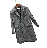 [FERE8890] 男の子 ラシャコート 子供 コート ロングスーツ 韓国スタイル Vネック 厚手 ファッション 秋冬 防寒 お出かけ 旅行 ブラック 9# 身長110cm左右