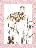Oopsy Daisy Floral Flamingo Wall Art, 18 by 24 [並行輸入品]