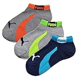 [プーマ] PUMA 靴下 キッズ セット 3P 3ピース 3点セット 3足組 4296339 男の子 女の子 子供用 メンズ レディース 大人 ソックス ジュニア スニーカーソックス (21-23c