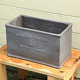 ナチュラルガーデン雑貨/鉢：ボヌールオリーブポット*33cm【ブルーグレイ】