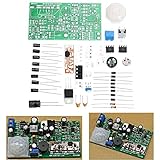 ILS - 5 Sets DIY Pyroelectric Infrared Sensor Kits Anti-Theft Circuit Electronic Technology Training