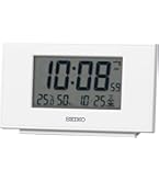 Amazon.co.jp: セイコークロック(Seiko Clock) 置き時計 白 本体