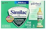 Similac【シミラック / Supplementation the Perfect bottle / 12ヶ月未満 乳児用 栄養補強 液体ミルク 59ml×8本セット / ニップル &リング付き】