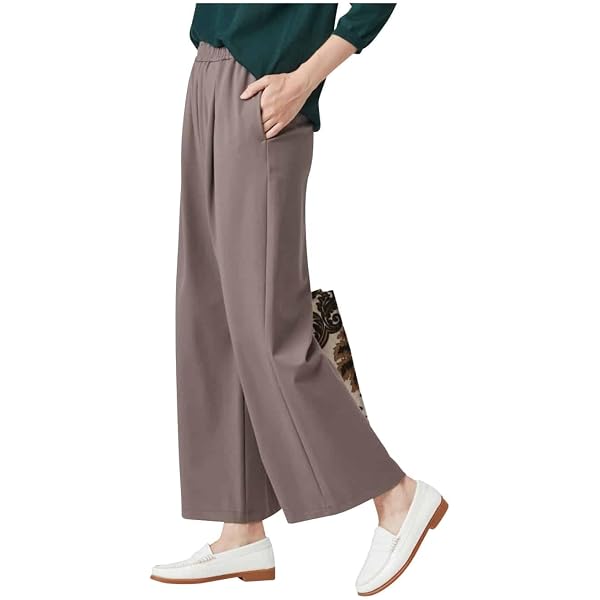 Amazon | [ニューヨーカー] カジュアルパンツ ストレッチオックス