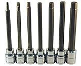ATD Tools ATD-13786 7 Pc. Extra Long Sae Hex Bit Socket Set