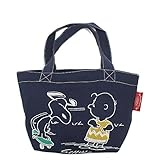 BOO FOO WOO 【SUPER BOO HOMES】PEANUTS　SKATE柄ランチトート ネイビー(NV) FREE