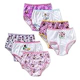 Disney Jr. ディズニージュニア　女の子用 ショーツ パンツ 7枚セット ちいさなプリンセス ソフィア ミニー ドックはおもちゃドクター スクエア (2Ｔ/3Ｔ（2-3歳 90-100cm）)