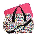 Trend Lab Chevron Deluxe Duffle Diaper Bag, Chevron by Trend Lab [並行輸入品]