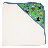 Funkoos Dinosaur Organic Cotton Hooded Towel, Baby Boy, Infant/baby by Funkoos