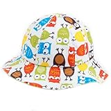 フクロウ　赤ちゃん日よけ帽　幼児フロッピーサマーハット　赤ちゃんのバケットハット　 50CM(1-2歳）