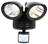 iMounTEK LED Outdoor Security Floodlight with Light Sensor and Solar Charger, Motion Activated [並行輸入